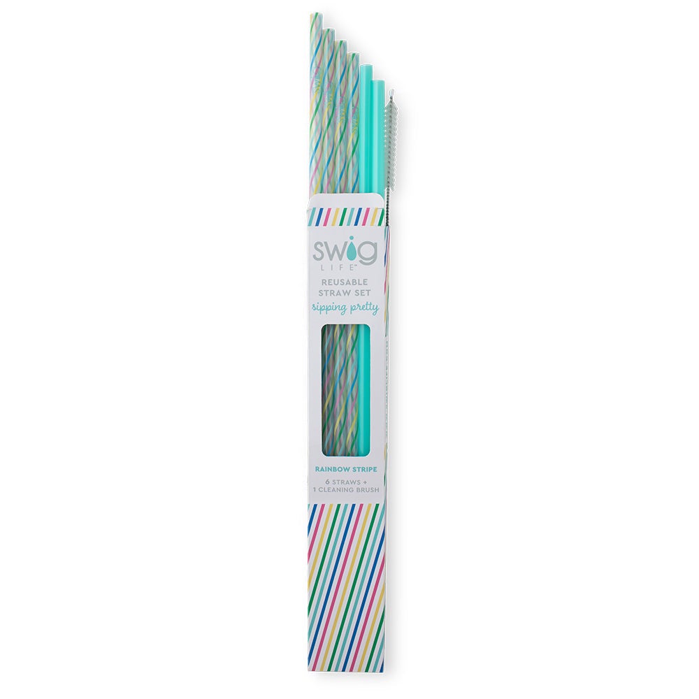 Swig Stars & Stripes Reusable Straw Set